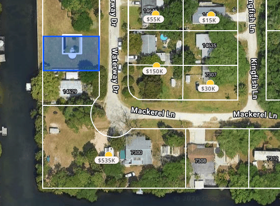 🌊 Hudson Canal Lot in Waterway Shores, Homes for Sale, Florida, North Carolina